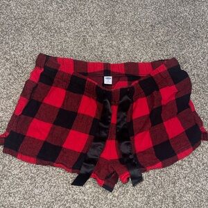 Old Navy Red and Black Checkered Shorts